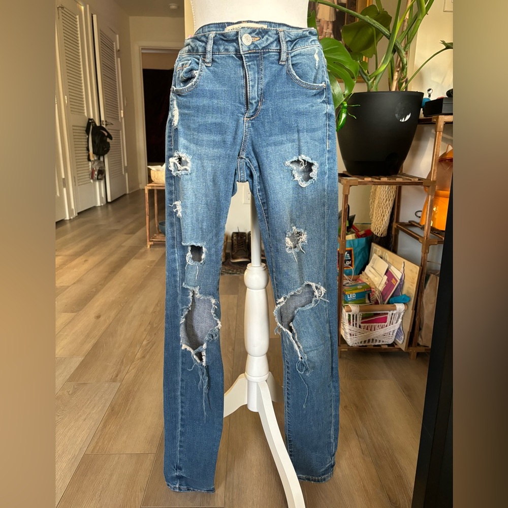 Garage Very Distressed Skinny Jeans